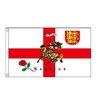 England Rose and Lion Charger St George 5'x3' Flag