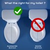 Clirass Elongated Bidet Toilet Seat with Quiet-Close, Non-Electric Bidet Mode