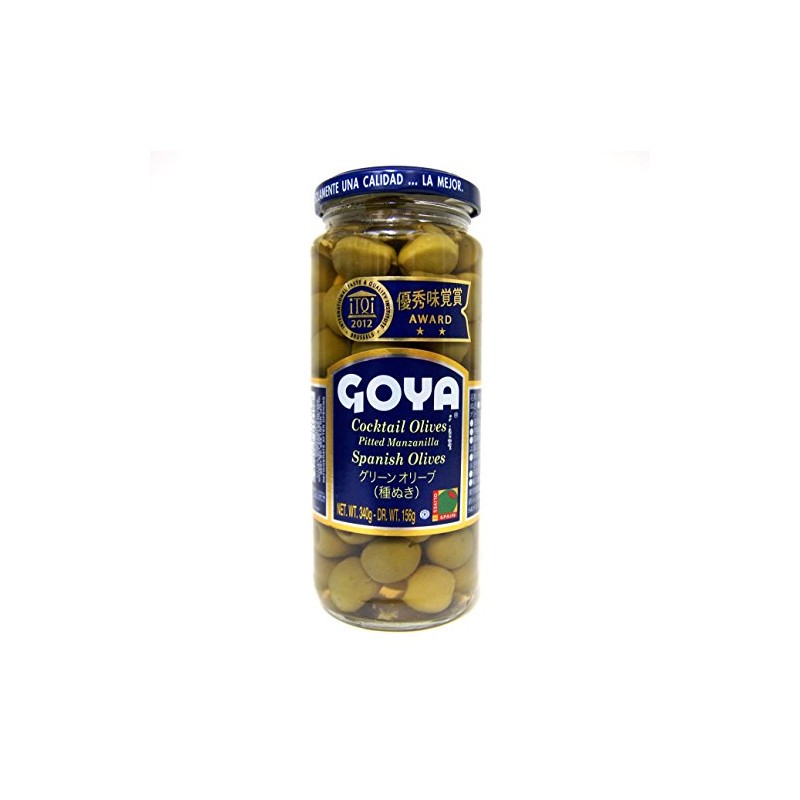 GOYA Green Olive Seedless Solid Quantity 5.5 oz (156 g)