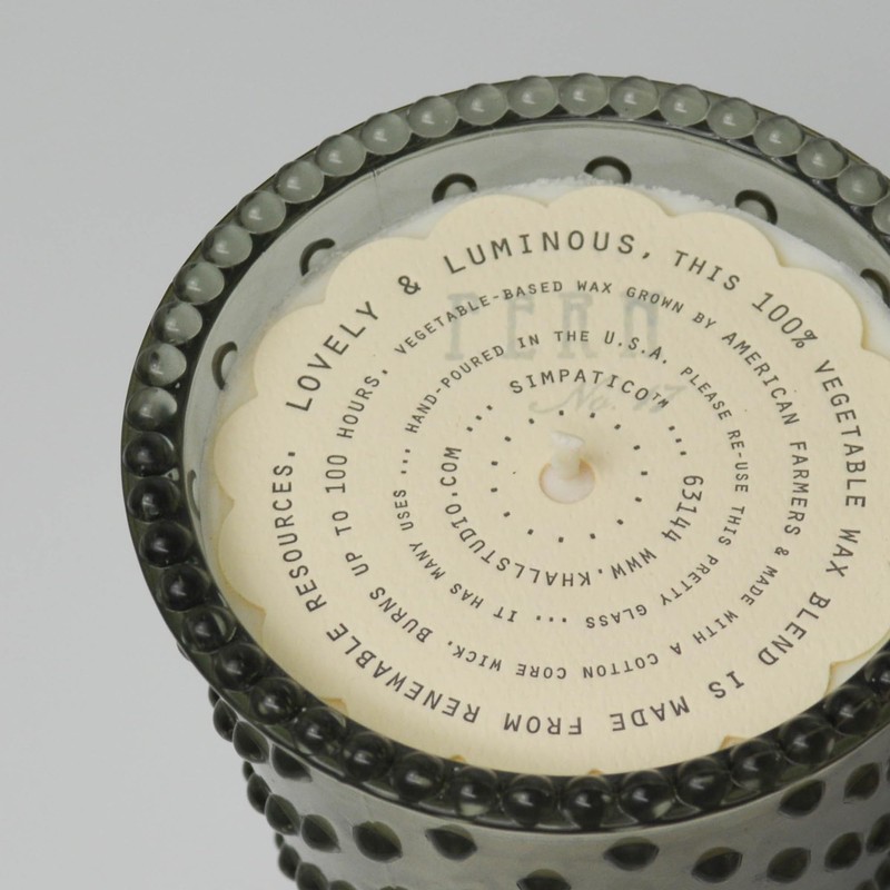 Simpatico No. 17 Fern Hobnail Candle, Crisp Mayapple with Fresh