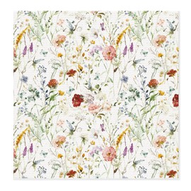 Dish Drying Mat Watercolor Flowers Pattern Absorbent Microfiber Dish Dying Pat Kitchen Counter Mat for Sink Dishes or Under Rack, Kitchen Counter Accessories 28"x28"