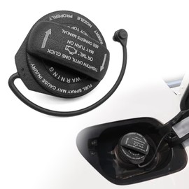 Fuel Tank Cap Gas Cap Compatible with Volkswagen - 2011-2020 VW Jetta, 2015-2020 VW GTI, 2015-2020 VW Golf Retaining Strap Replace 5C0201550T, 5Q0201550L