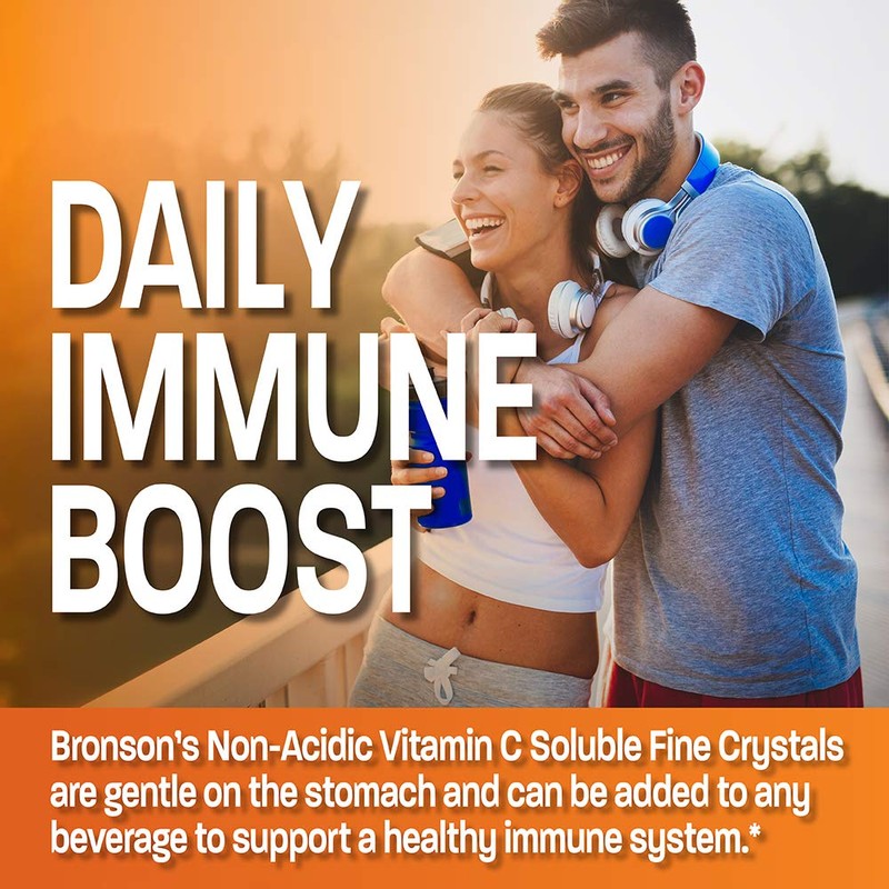 Bronson Non Acidic Vitamin C Powder Sodium Ascorbate Non GMO