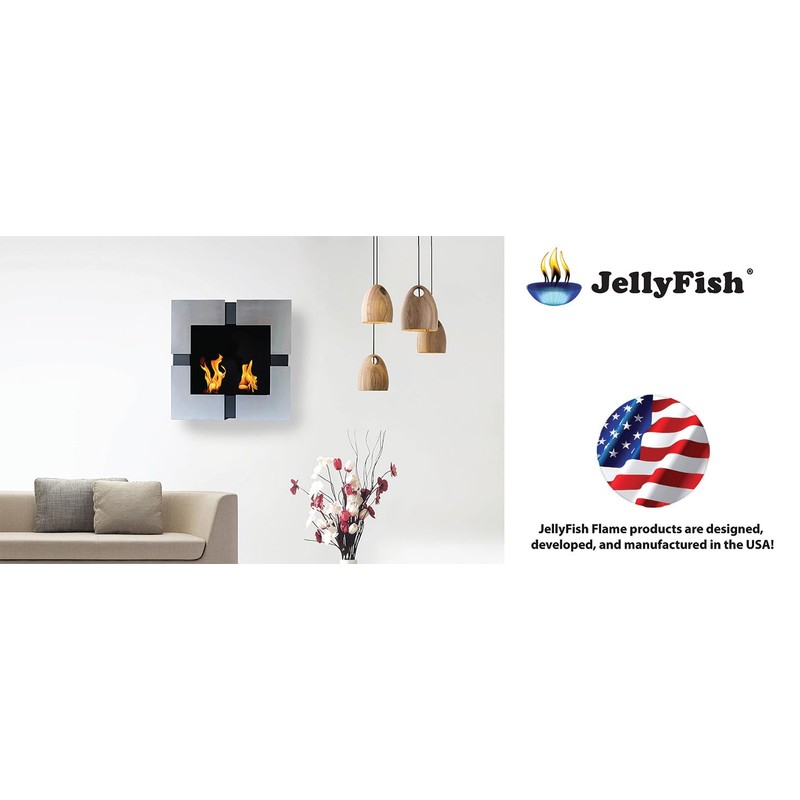 Real JellyFish Flame Premium Citronella Gel Fuel Made in USA