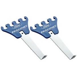 Compatible with/Replacement for Ford Performance Parts - 302-636 - Spark Plug Wire Looms 2pk Chrome 4-Wire