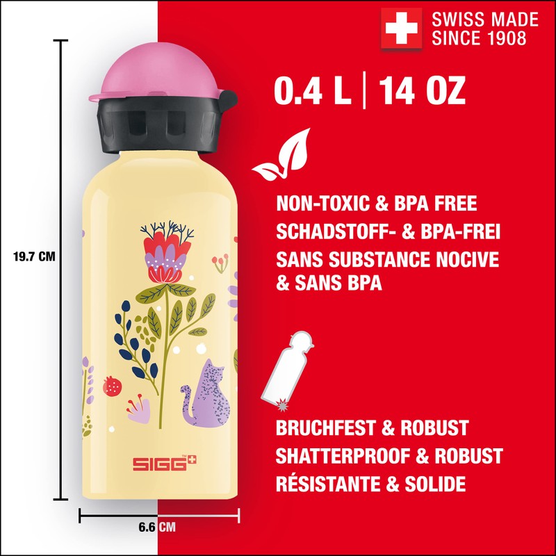 SIGG - Aluminium Kids Water Bottle - KBT Free as