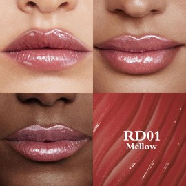 FOCALLURE Shimmer Lipstick,Waterproof Plumping Lip Gloss,Shimmery Glossy Finish,Hydrating,Long Lasting,Non-Stick Cup Lip Makeup,High Shine for Plumper Looking Lips,Mellow