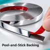 5M Silver Chrome Car Styling Trim Strip, 6-30 mm Width