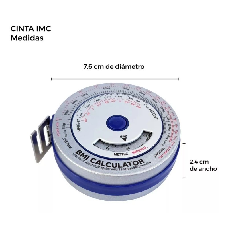 Antropometro Avanutri + Cinta Antropométrica Imc