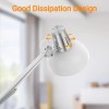 LEPOWER Floor Lamp, Swing Arm Floor Standing Lamp, Industrial Floor