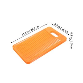 Washboard Laundry Artifact - 2Pcs Nonslip Hangable Plastic Scrub Board for Convenient Clothing Cleaning Ideal for Home and Travel