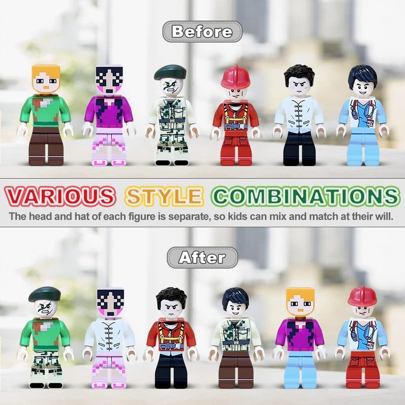 MOYEE 32 ミニおもちゃフィギュア、ミニフィギュアおもちゃセット、キッズ、イースター、誕生日、クリスマス用ストッキング詰め物