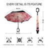 MRTLLOA 40/49/56 Inch Oversize Windproof Inverted Reverse Upside Down Umbrella,