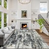 Gent drizz 8x10 Area Rugs Washable Rug: Large Modern Abstract