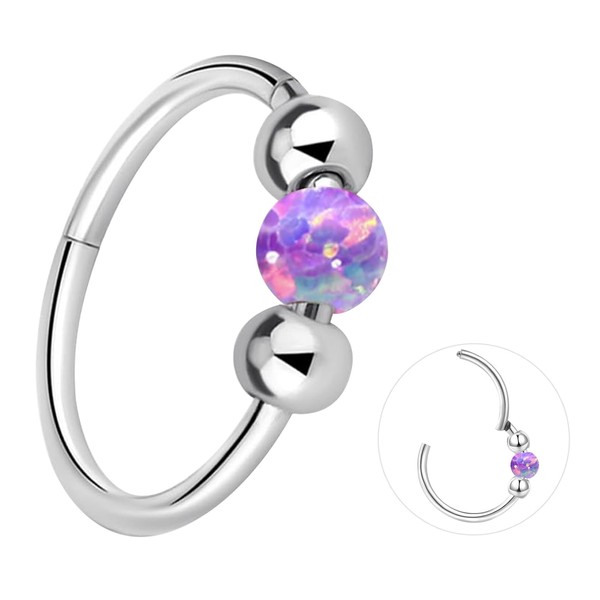 ESHIONER G23 Titanium Nose Piercing Ring Nose Ring Piercing Ear