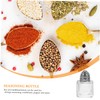 Ipetboom 10Pcs Mini Spice Jar Portable Seasoning Containers Transparent Pepper