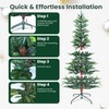 5FT Prelit Artificial Christmas Tree, Premium Douglas Fir Christmas Tree