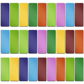 WELANE Magnetic Dry Erase Labels, 30 PCS Colorful Magnetic Tags for Classroom, Home, Office, Store (3 x 8cm/1.18 x 3.15in)