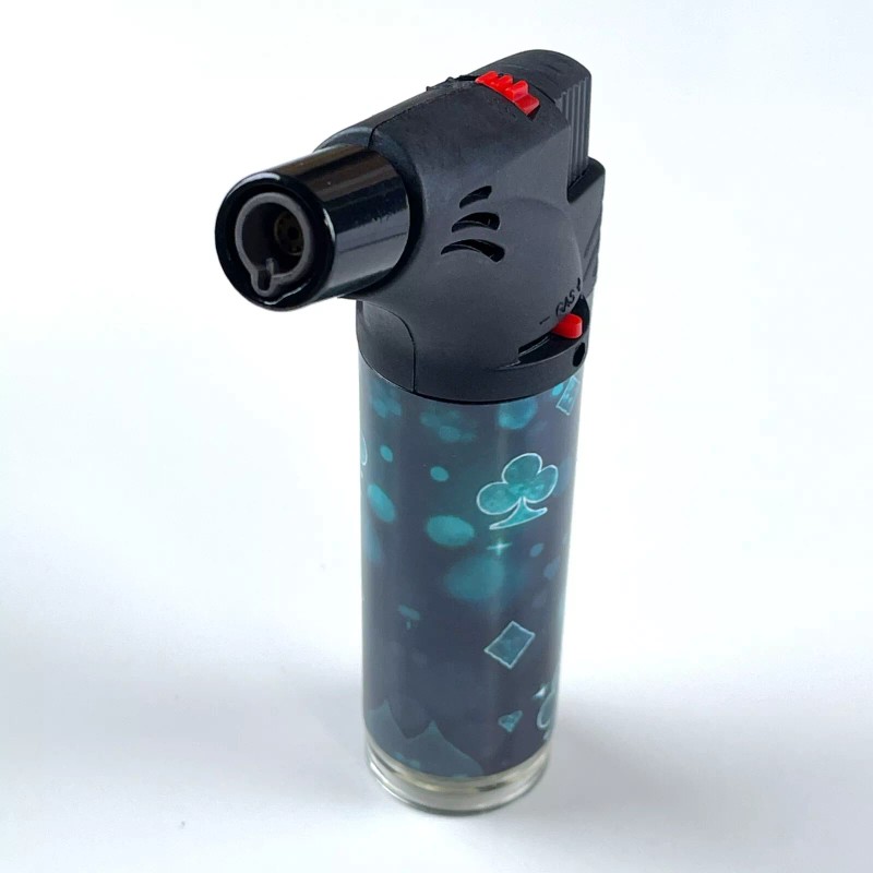 4Pack Jumbo 4" Single Jet Flame Torch Gun Lighter Refillable