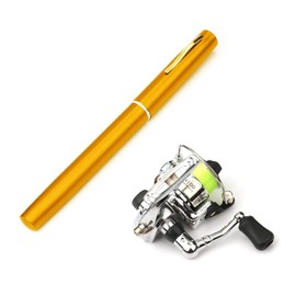 Lixada Fishing Equipment, Mini Fishing Rod with Fishing Reel, 1 m / 1.4 m / 1.6 m Bag Foldable Fishing Rod Reel Combo, Mini Pen Fishing Rod Kit, 7 Colours Mini Pocket Pen Fishing Rod