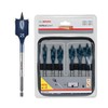 Bosch SELFCUT FLAT WOOD BIT SET, 6PC 2608595425