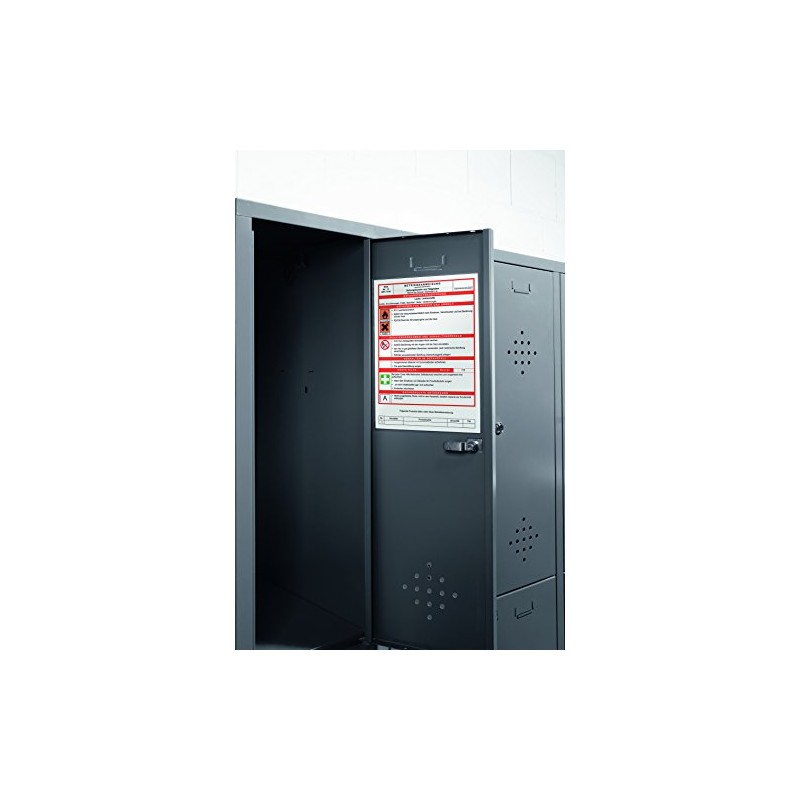 Durable 487419 Magnetic Pocket A4 - Transparent (Pack of 2)