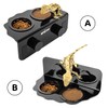 REPTI ZOO Magnetic Gecko Feeding Ledge, Acrylic Aboreal Feeding Ledge