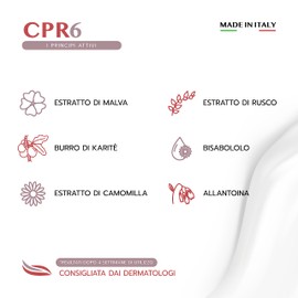 VOVEES CPR6 Face Cream Couperose Rosazea Anti Redness 6 Natural Active Ingredients Organic for Day and Night 50 ml