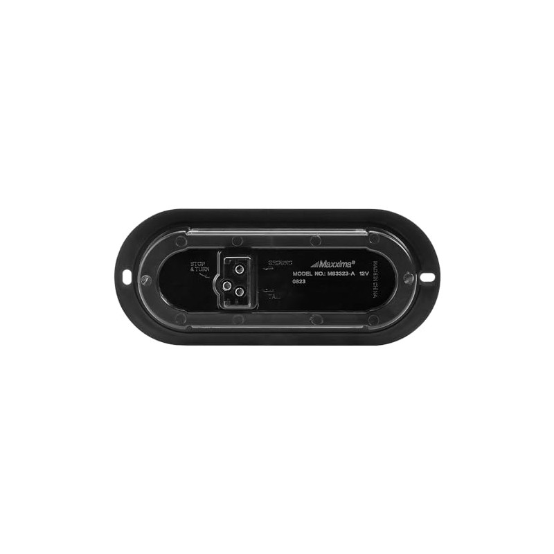 Maxxima 6" LED Oval White Back-Up for Trucks and Heavy