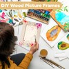 hoamayya 60 Pcs Wooden Picture Frames for Crafts, 4 x