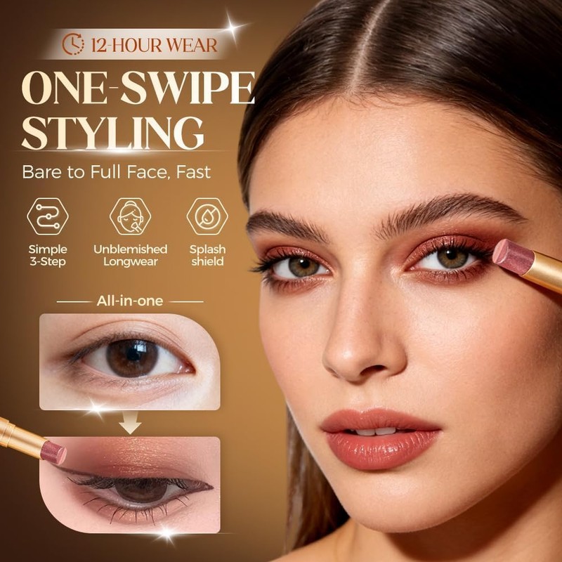 Sombra de Ojos en Barra de 3 Colores, Lápiz de