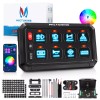 MICTUNING App Control RGB 8 Gang Switch Panel, Toggle ON-OFF