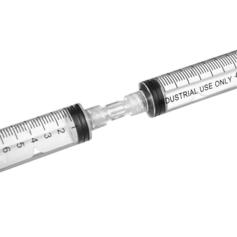 Syringe Coupler, Luer Lock Adaptor to Luer Lock Connector, (Polypropylene)