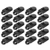 20Pcs Hearing Aid Lanyard Clip Good Fixation Multifunctional Odorless Black