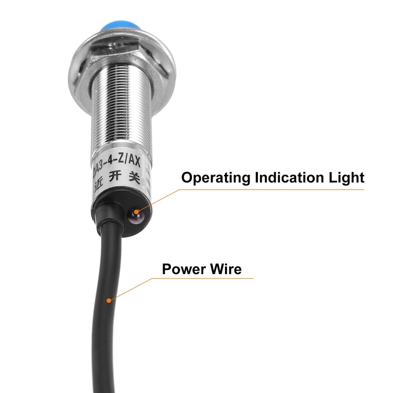MECCANIXITY M12 Approach Sensor Inductive Proximity Sensor Switch NC Normally