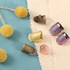 sourcing map Sewing Thimble Finger Protector, 4 Pcs Metal Finger