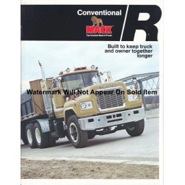 Mack R Conventional Sales Brochure Photograph Print 8.5x11"
