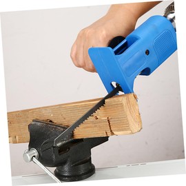 Angoily 1pc Electric Drill Modified Reciprocating Tool for Woodworking Versatile Scroll Saw Three Blades for Efficient Design