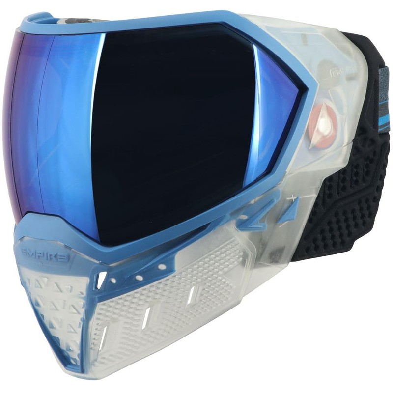 Empire EVS Paintball Mask/Goggle Clear/Blue w/PBB Barrel Plug - Blue