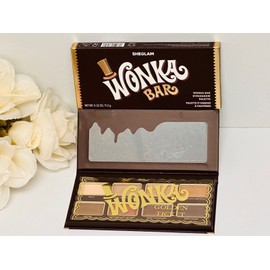 Eyeshadow Willy Wonka Chocolate Bar Golden Ticket Eyeshadow Palette Sheglam RARE HTF NEW