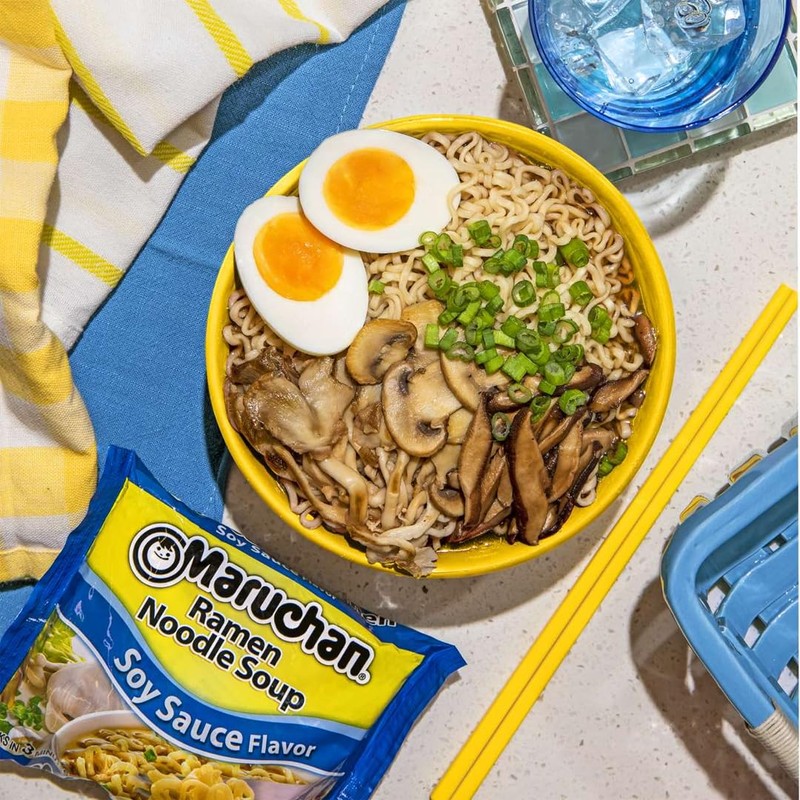 Maruchan Ramen Soy Sauce, Instant Ramen Noodles, Ready to Eat