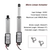 Dovhmoh Micro Linear Actuator, 2" Stroke, 90 20.3Lb, Speed 9.5mm/S