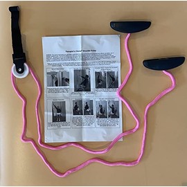 Therapist’s Choice® Shoulder Pulley, Over The Door: Includes Basic Exercise Guide (Pink)