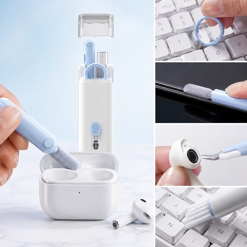 7-in-1 Electronic Cleaning Kit for Laptop & Devices – Multifunctional