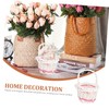 PLAFOPE 10pcs Mini Shopping Basket Mini Woven Baskets Mini Wicker