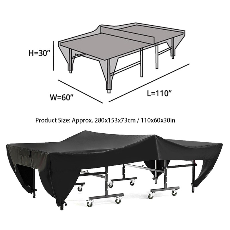 Outdoor Courtyard Patio Waterproof Dust Proof Table Tennis Table Cover