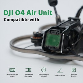 BLAUEOCHI ND Filters Set for DJI O4 Air Unit/AVATA Filter, 6-Pack UV/CPL/ND8/ND16/ND32/ND64 for FPV Drones Lens Snap-in Design