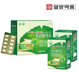 Unidream Mall Ginkgo Leaf Extract Ilyang Circle Zone Ginkgo Plus (500mg x 60 tablets x 2 packs) 4-month supply / 일양 서클존 징코 플러스 (500mg x 60정 x 2개입) 4개월분