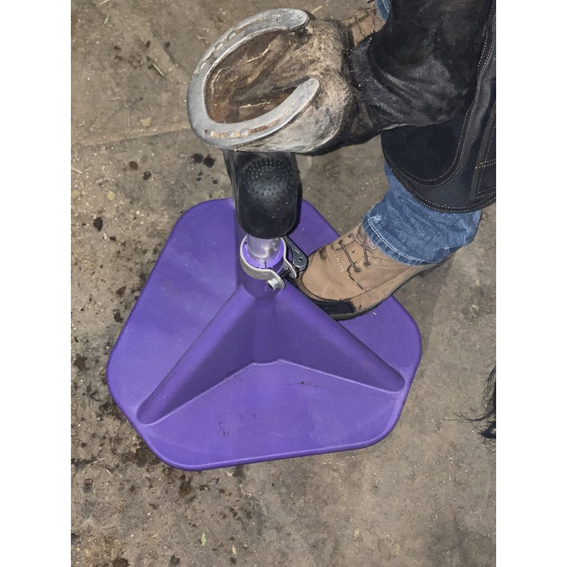 HOOF-IT Blacksmith Standard Hoof Stand Purple