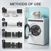 2 Sets Washing Machine Drain Hose Connector, Dishwasher Pipe Connector